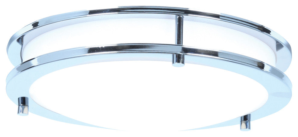 Access Lighting Solero 18" LED-D 1 Light Flush Mount, Chrome