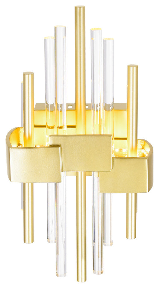 Millipede 7 in LED Satin Gold Wall Sconce
