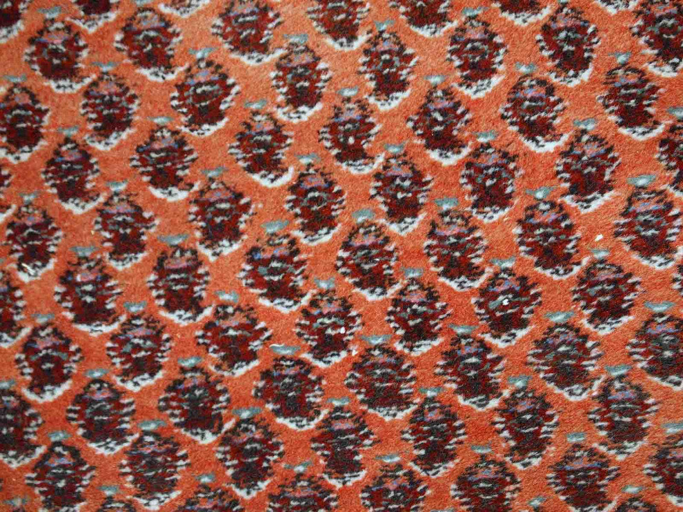 Handmade Vintage Indian Seraband Rug, 3'x6.3', 94cmx194cm 1980s