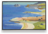 "Irish Coastal Whimsy" - Seaside Charm Canvas Art