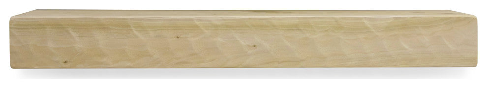 Rough Hewn Fireplace Shelf Mantel, Unfinished, 60"