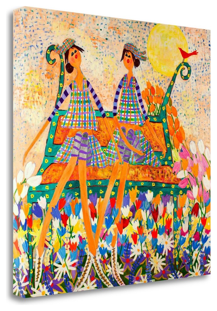 "The Cardinal" By Caroline Benchetrit, Giclee Print on Gallery Wrap Canvas