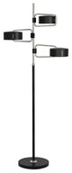 Robert Abbey S1550 Three Light Floor Lamp Simon Polished Nickel
