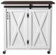 Elliott Barn-Door Kitchen Cart