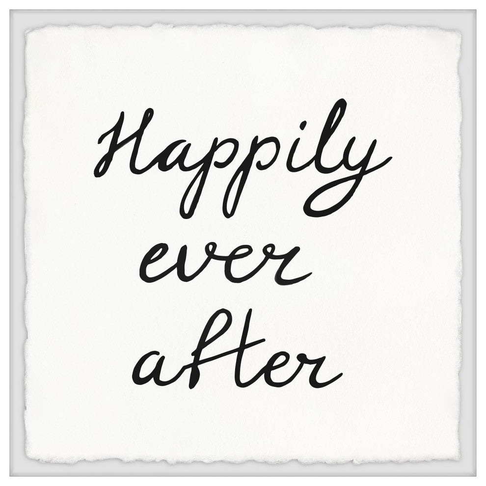 "Happily Ever After II" Framed Painting Print, 18x18