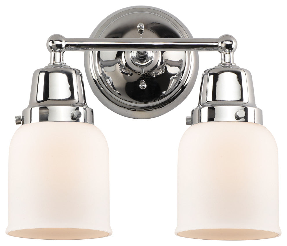 Innovations 623-2W-PC-G51 2-Light Bath Vanity Light, Polished Chrome