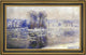 Claude Oscar Monet Floes at Bennecourt Framed Premium Canvas Print, 18"x27"