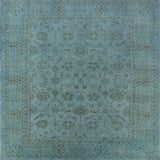 Ahgly Company Indoor Square Mid-Century Modern Area Rugs, 4' Square