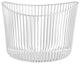 Modo Storage Basket White Powder Coated Steel