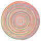 Baby's Breath Braided Round Rug, Pink 8'6"
