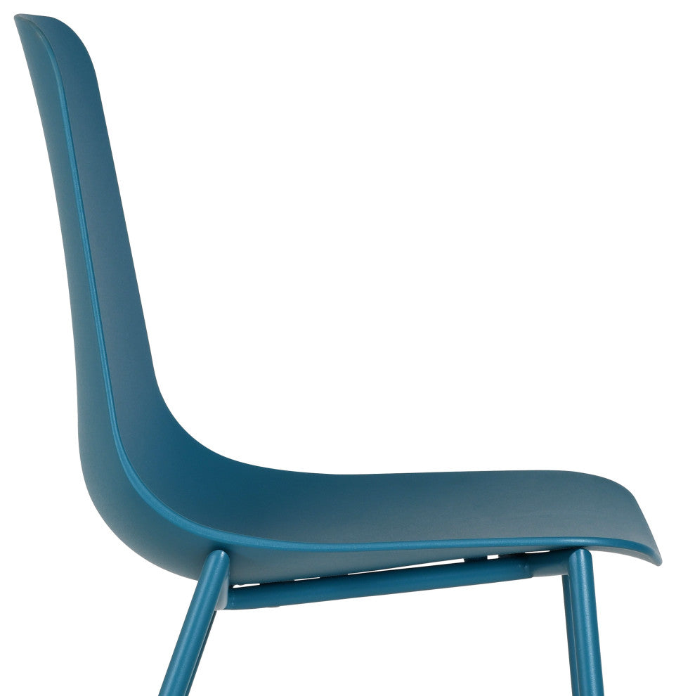 Poly and Bark Isla Chair, Ocean Teal, Set of 4