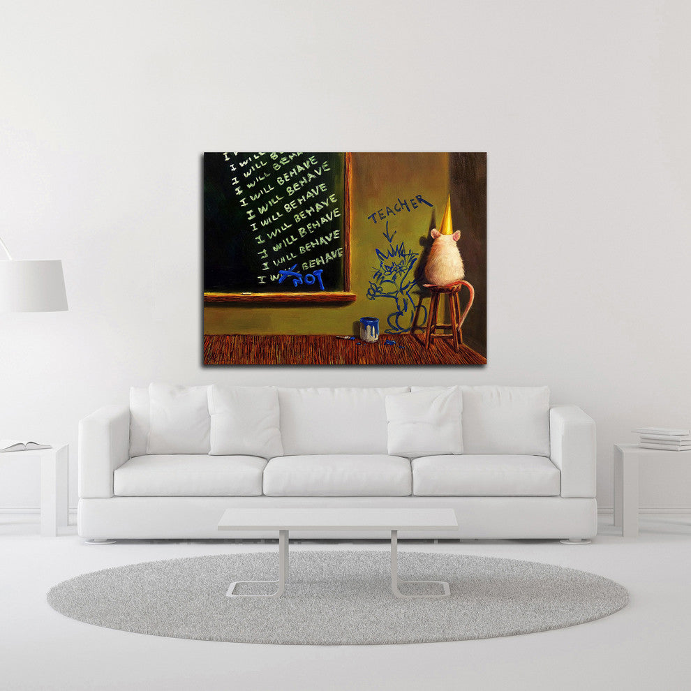 Actions Have Consequences by Lucia Heffernan, Print on Canvas, 40" x 30"