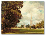 'Salisbury Cathedral' Canvas Art by John Constable