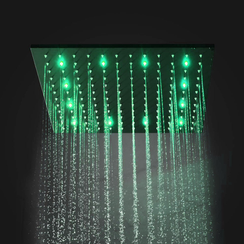 Fontana 2 Functions Rain and Mist Shower Head Set With Shower Body Sprays