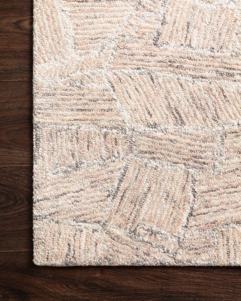 Peregrine Rug Blush Square, Sample