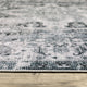 Celestia Machine Washable Medallion Indoor Area Rug, Charcoal, 3'6"x5'6"
