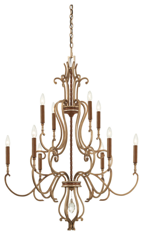 Minka Metropolitan, N6558-690, Magnolia Manor, 10-Light Chandelier