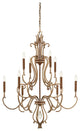 Minka Metropolitan, N6558-690, Magnolia Manor, 10-Light Chandelier