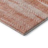 Premium Machine Washable Mayfield AMF694 Coral 1'8" x 2'6" Rug