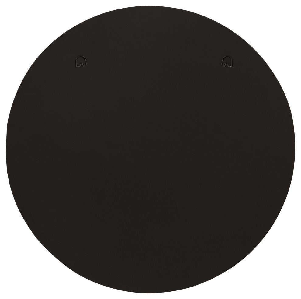 Rowla Round Wall Mirror, Silver 28" Diameter