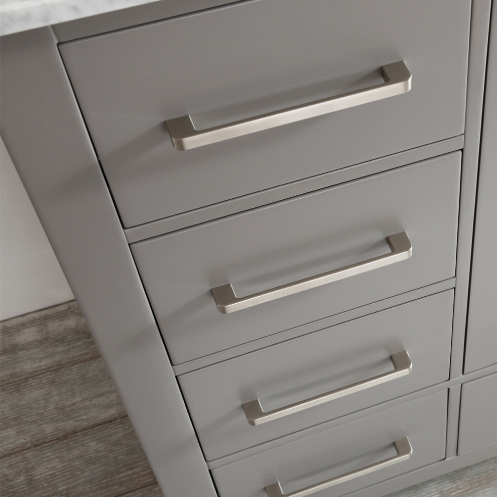Gela Single Vanity, Gray, 48", Without Mirror