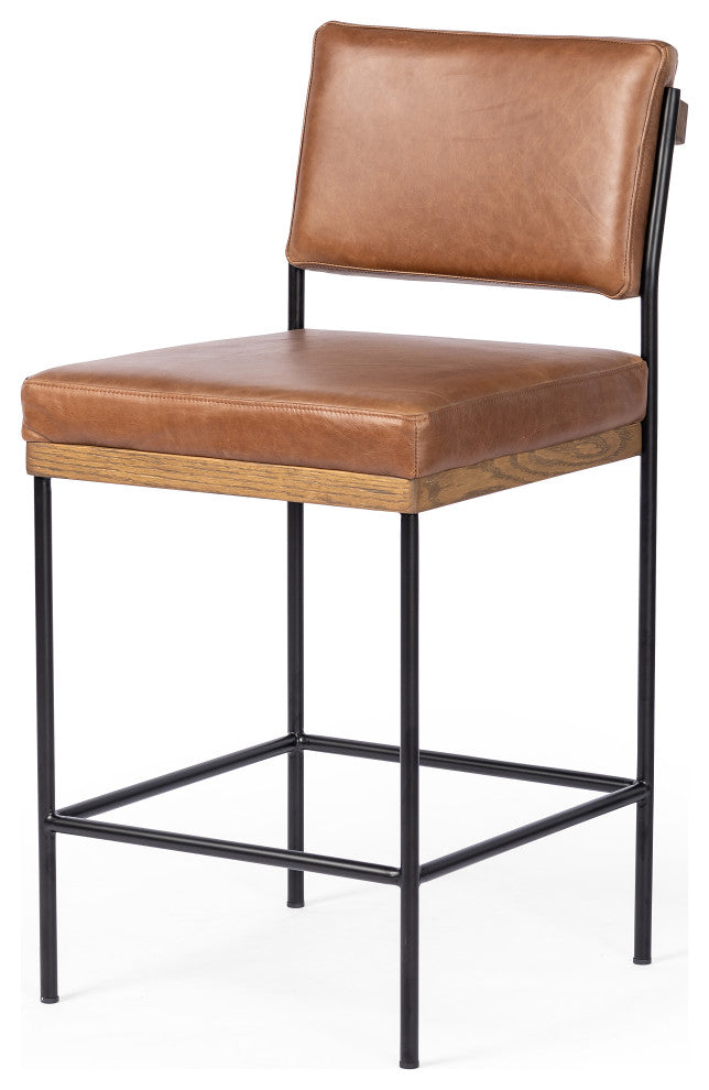 Benton Stool-Sonoma Chestnut-Counter