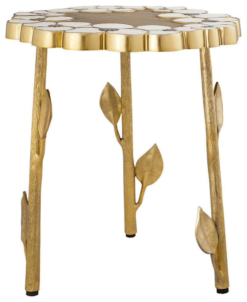 TOV Furniture Flor Handpainted Side Table