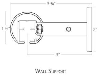 Deco Traverse 2 With Tama 40 Finial, Black, 108