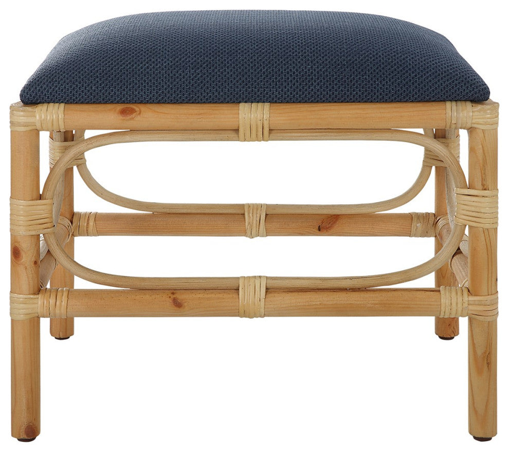 Uttermost Laguna Small Navy Bench 23667