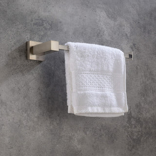 Cube 2-Piece Bathroom Hardware Set, Brushed Nickel