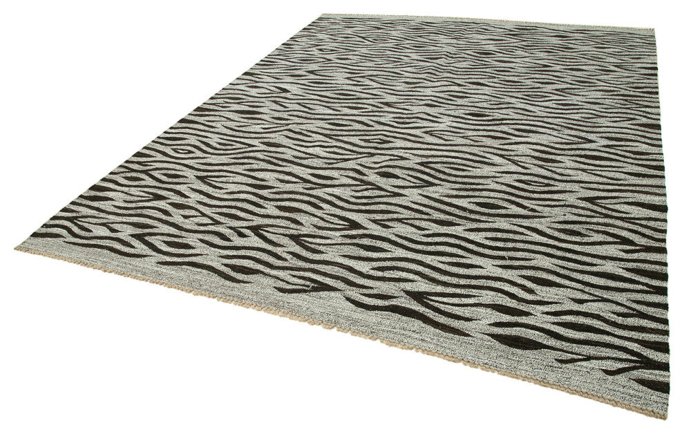 Rug N Carpet - Hand-knotted Turkish 8' 2'' x 10' 8'' Unique Wool Kilim Rug