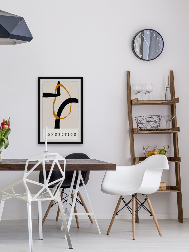 "Golden Connection II" Framed Painting Print, 24x36