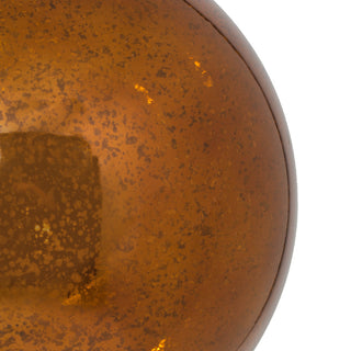 Vickerman Shiny Mercury Ball, Copper, 10"