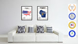Wisconsin State Flag Canvas, 22"x29"