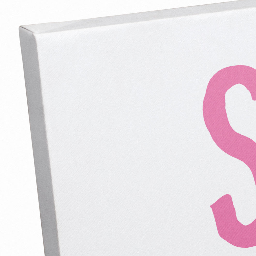 Scrub A Dub Dub Pink 20x20 Canvas Wall Art