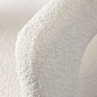 Scout Accent Chair in Ivory Boucle Fabric by Diamond Sofa