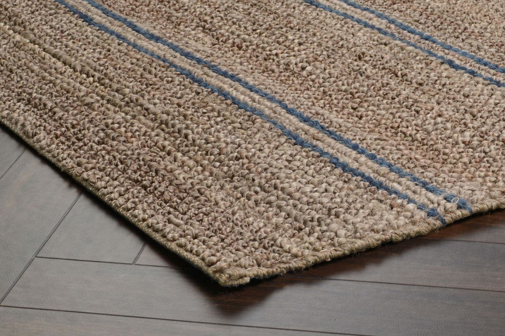 Classic Home Madrid Navy Rug, 5'x8'