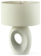 Komi Table Lamp-Textured Matte White