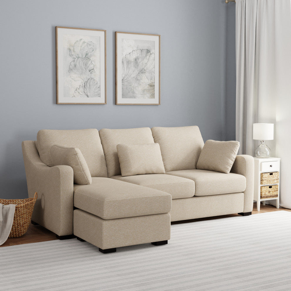 Hillsdale York Upholstered Sectional Chaise