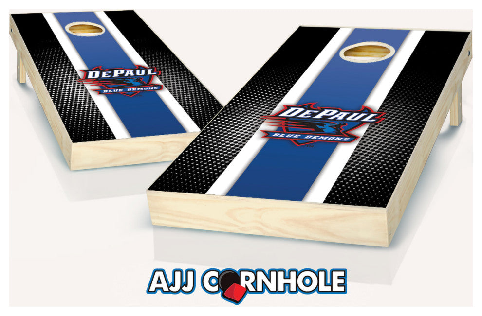 DePaul Striped Cornhole Set