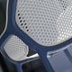 Atra Patio Dining Side Chair, Set of 2, Blue and Cool Gray