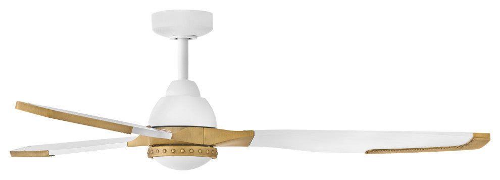 Hinkley Aileron 60" Led Smart Fan, Matte White