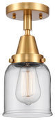 INNOVATIONS LIGHTING 447-1C-SG-G52-LED Small Bell Flush Mount