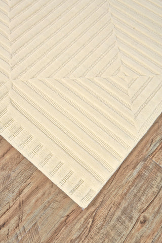 Weave & Wander Calistoga Rug, Ivory, 4'x6'