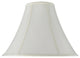 30019 Bell Shape Spider Lamp Shade, Off White, 16" wide, 6"x16"x12"