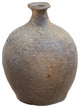 Primitive Ash Glazed Ceramic Bottle