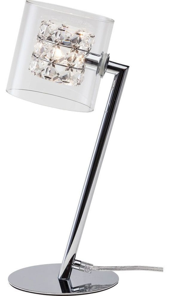 Nuevo Living Elsa Lighting Desk Lamp, Clear Glass