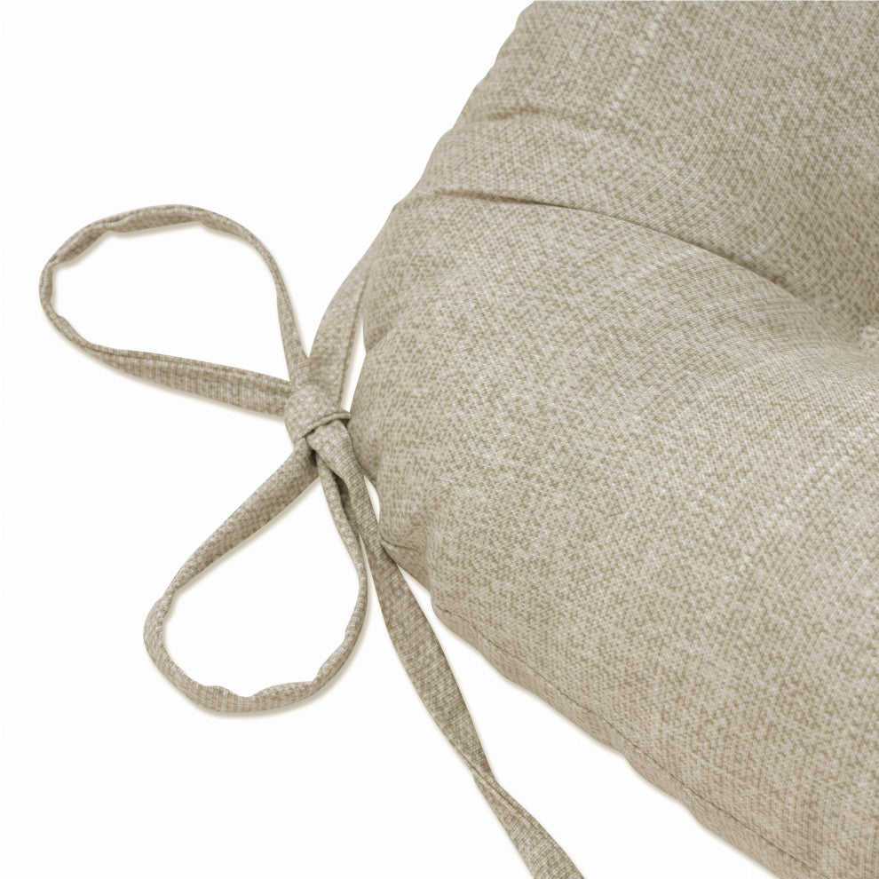 Tory Bisque Chairpad, Set of 2