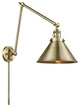 Briarcliff Swing Arm With Switch, Antique Brass, Antique Brass, Antique Brass