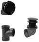Illusionary Overflow, Sch. 40 ABS Plumbers Pack With Tip-Toe Bath Drain